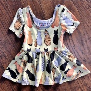 Dot Dot Smile 6-12mo Kitty Dress